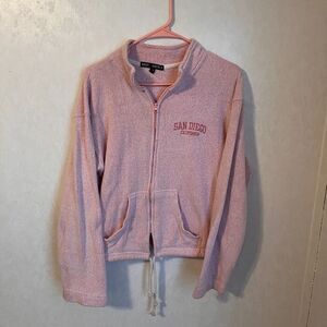 San Diego Basix of America Pink sweatshirt with San Diego California embroidered